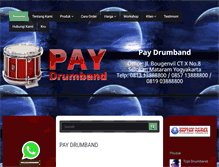 Tablet Screenshot of paydrumband.com
